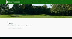 Desktop Screenshot of clubdegolfmeadowbrook.com