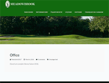 Tablet Screenshot of clubdegolfmeadowbrook.com